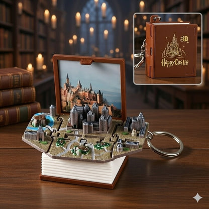Llavero Mini Libro 3D Harry Potter
